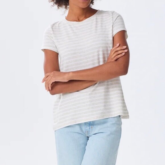 Alice Walk The Crew Tee Striped Tee - Picture 1 of 14